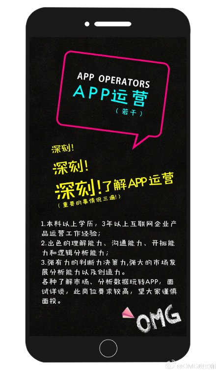 OMG噢买咖APP运营招聘广告文案